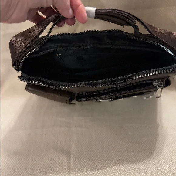 Weixier Mens Business Handbag Crossbody/Shoulder Bag Briefcase Messenger Bag - Picture 4 of 6